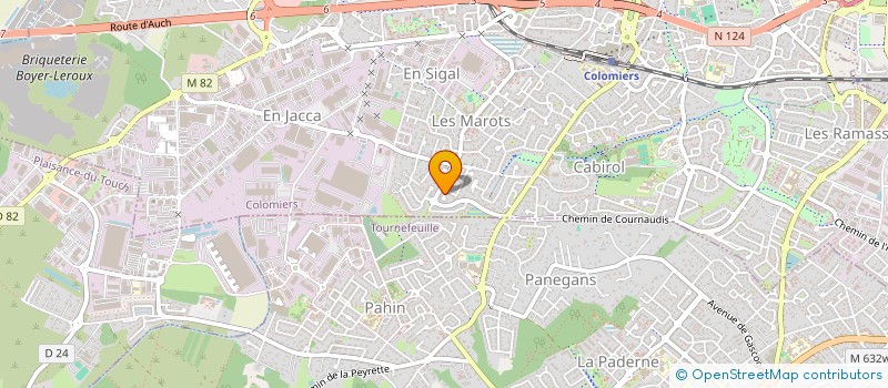 localisation de l'entreprise MONSIEUR JULIEN NARBONI à COLOMIERS