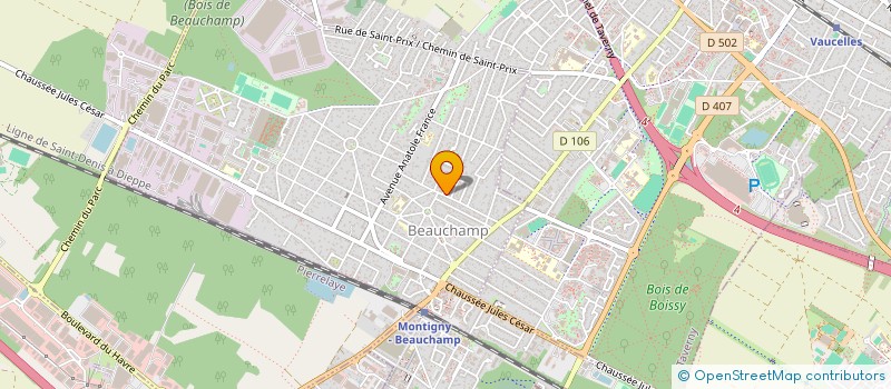 localisation de l'entreprise MONSIEUR JULIEN NARBONNE  BEAUCHAMP