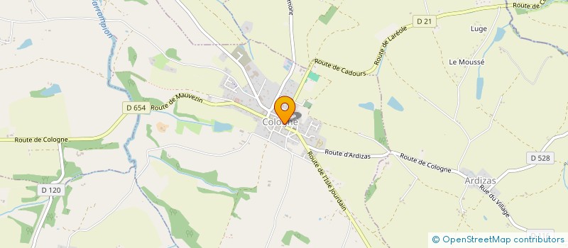 localisation de l'entreprise MONSIEUR JULIEN NAVALS  COLOGNE