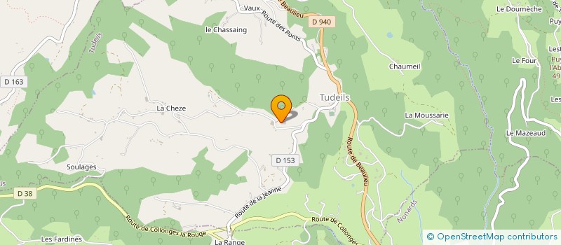 localisation de l'entreprise MONSIEUR JULIEN NAVES  TUDEILS