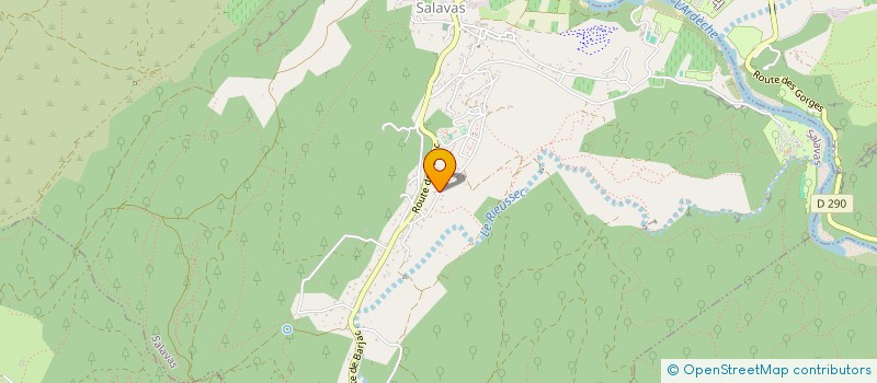 localisation de l'entreprise MONSIEUR JULIEN NEBON  SALAVAS