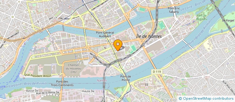 localisation de l'entreprise MONSIEUR JULIEN NEDELEC  NANTES