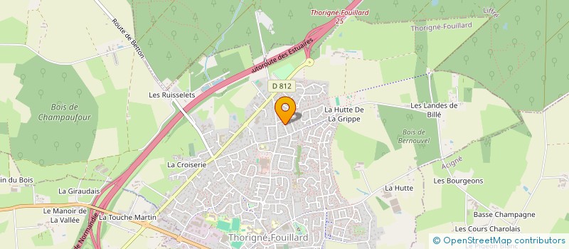 localisation de l'entreprise MONSIEUR JULIEN NEEL à THORIGNE-FOUILLARD