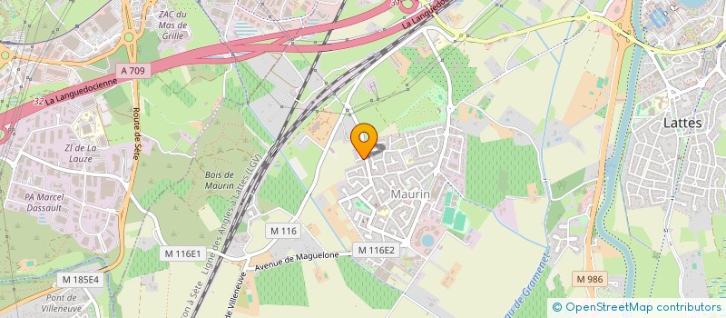 localisation de l'entreprise MONSIEUR JULIEN NEGRET à LATTES