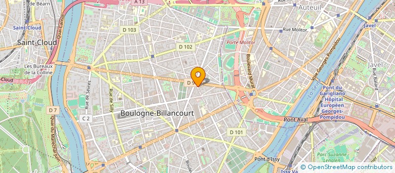 localisation de l'entreprise MONSIEUR JULIEN NELSON à BOULOGNE-BILLANCOURT