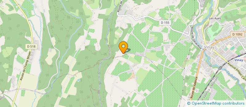 localisation de l'entreprise MONSIEUR JULIEN NEMOZ-MOREL  VINAY