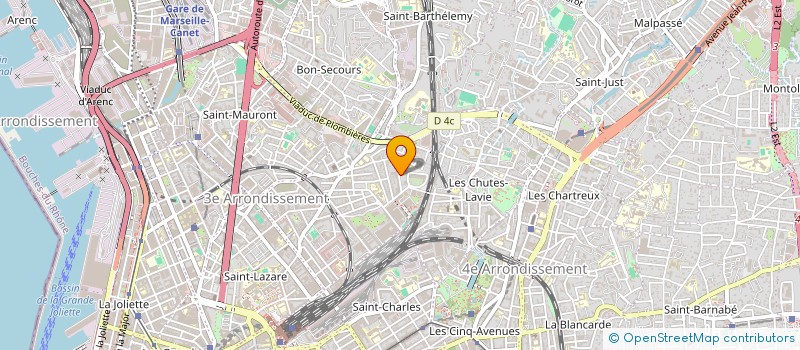 localisation de l'entreprise MONSIEUR JULIEN NICAUD à MARSEILLE