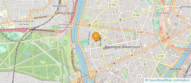 localisation de l'entreprise MONSIEUR JULIEN NICOLAI  BOULOGNE-BILLANCOURT