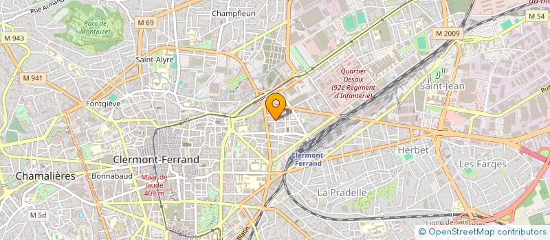 localisation de l'entreprise MONSIEUR JULIEN NICOLAS  CLERMONT-FERRAND