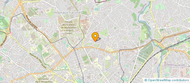 localisation de l'entreprise MONSIEUR JULIEN NICOLAS  CLAPIERS