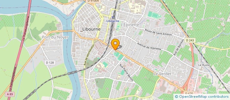 localisation de l'entreprise MONSIEUR JULIEN NODIMAR  LIBOURNE