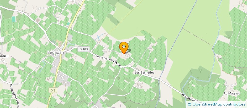 localisation de l'entreprise MONSIEUR JULIEN-NOEL HAY  BEGADAN