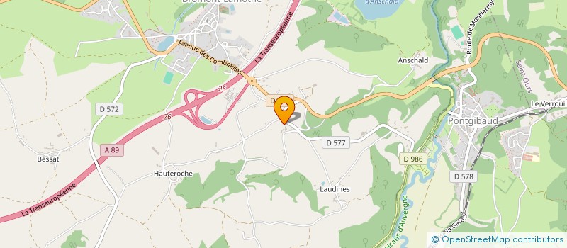 localisation de l'entreprise MONSIEUR JULIEN NONY  LA CHAISE-DIEU