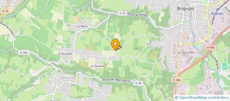 localisation de l'entreprise MONSIEUR JULIEN NORO  ORLIENAS