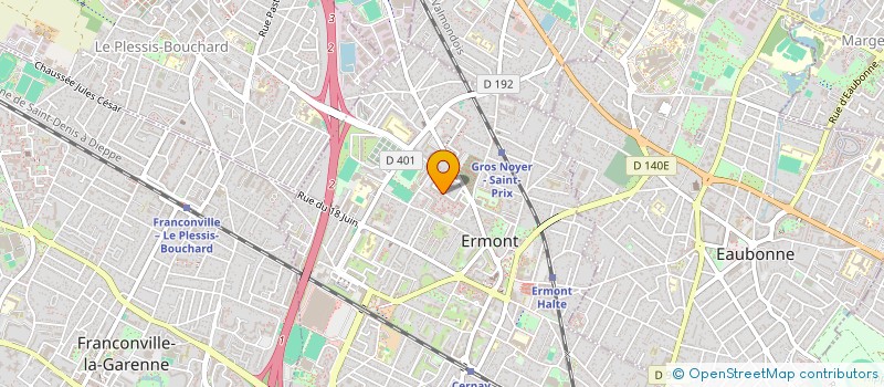 localisation de l'entreprise MONSIEUR JULIEN NOUI-MEHIDI  ERMONT