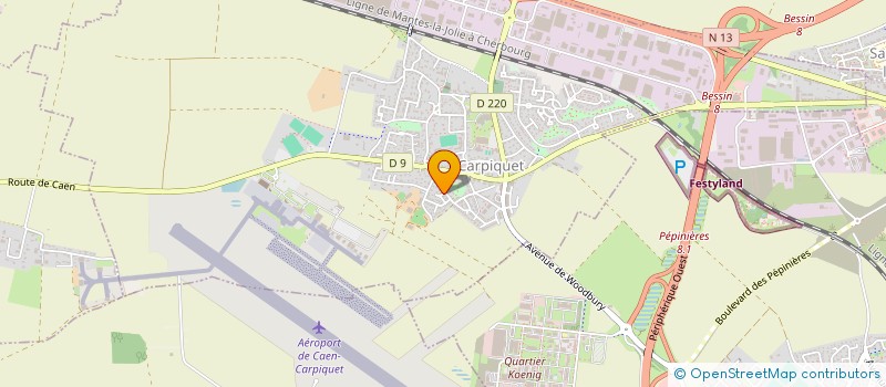 localisation de l'entreprise MONSIEUR JULIEN NOUVIAN  CARPIQUET