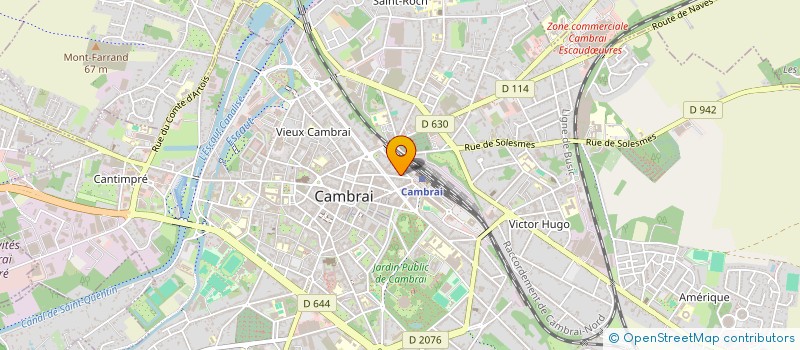 localisation de l'entreprise MONSIEUR JULIEN NUEZ à CAMBRAI