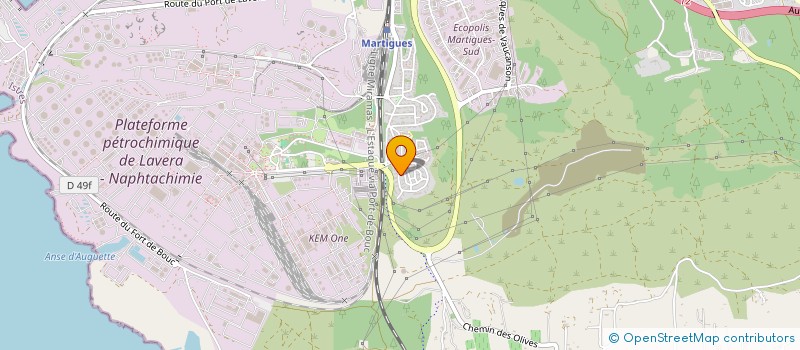 localisation de l'entreprise MONSIEUR JULIEN NUNEZ  MARTIGUES