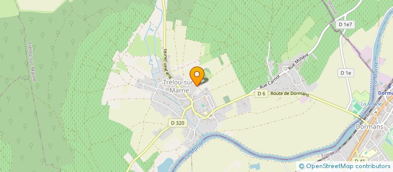 localisation de l'entreprise MONSIEUR JULIEN OLIVIER  TRELOU-SUR-MARNE