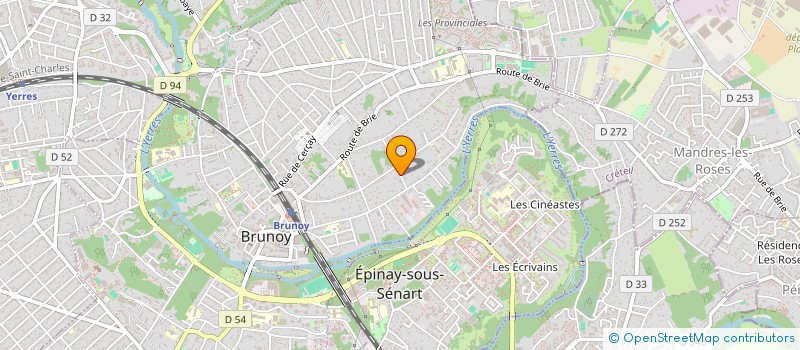 localisation de l'entreprise MONSIEUR JULIEN OLIVIERA à BRUNOY