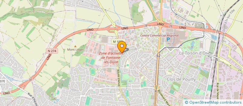 localisation de l'entreprise MONSIEUR JULIEN OLLAGNIER à DIJON