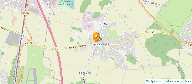 localisation de l'entreprise MONSIEUR JULIEN OLLER  JANNEYRIAS