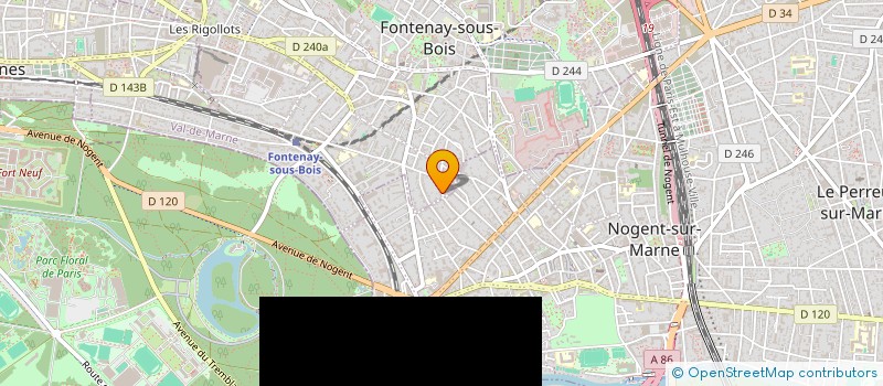 localisation de l'entreprise MONSIEUR JULIEN OLLIVON à FONTENAY-SOUS-BOIS