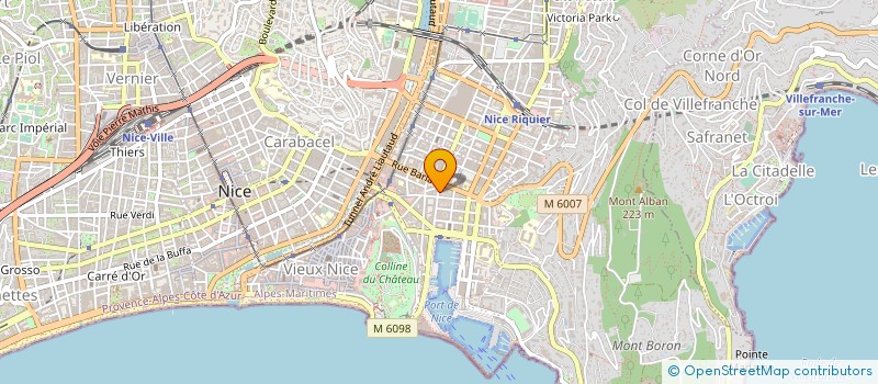 localisation de l'entreprise MONSIEUR JULIEN OLOUNA à NICE