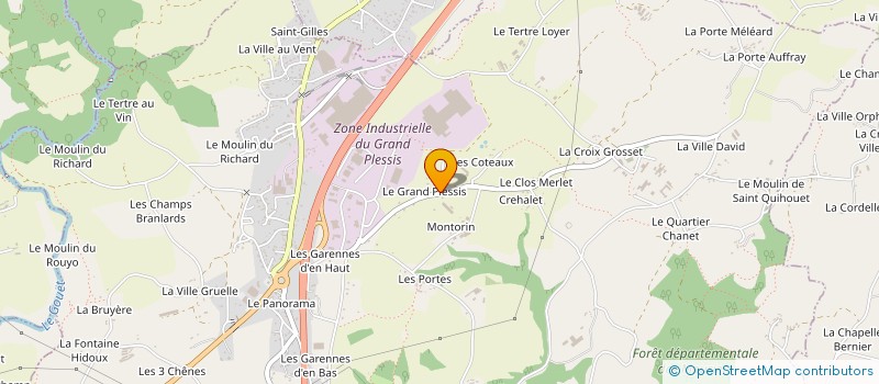 localisation de l'entreprise MONSIEUR JULIEN ORIAC  PLAINTEL