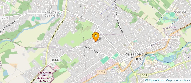 localisation de l'entreprise MONSIEUR JULIEN ORONOS  PLAISANCE-DU-TOUCH