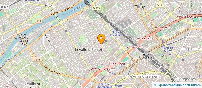 localisation de l'entreprise MONSIEUR JULIEN OSMONT à LEVALLOIS-PERRET