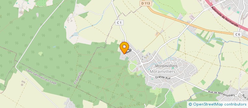 localisation de l'entreprise MONSIEUR JULIEN OUAKNINE  MORAINVILLIERS