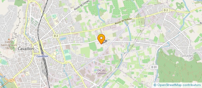 localisation de l'entreprise MONSIEUR JULIEN OUAZANA  CAVAILLON