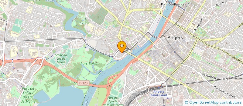 localisation de l'entreprise MONSIEUR JULIEN OZILOU à ANGERS