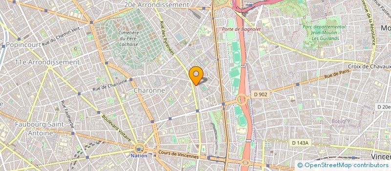 localisation de l'entreprise MONSIEUR JULIEN PABOEUF  PARIS