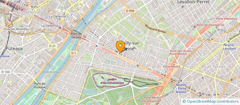 localisation de l'entreprise MONSIEUR JULIEN PACCAUD à NEUILLY SUR SEINE