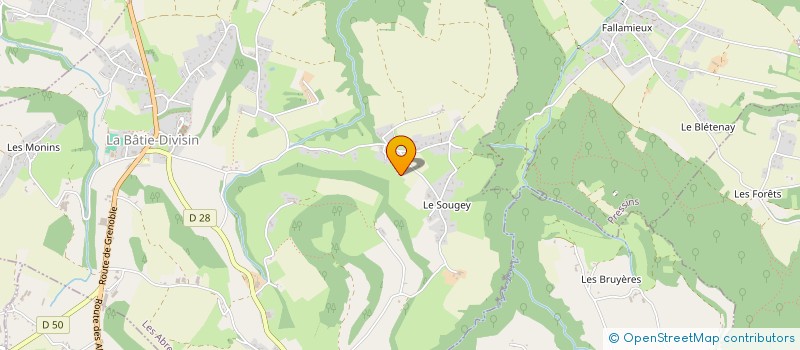 localisation de l'entreprise MONSIEUR JULIEN PAGES  LES ABRETS-EN-DAUPHINE