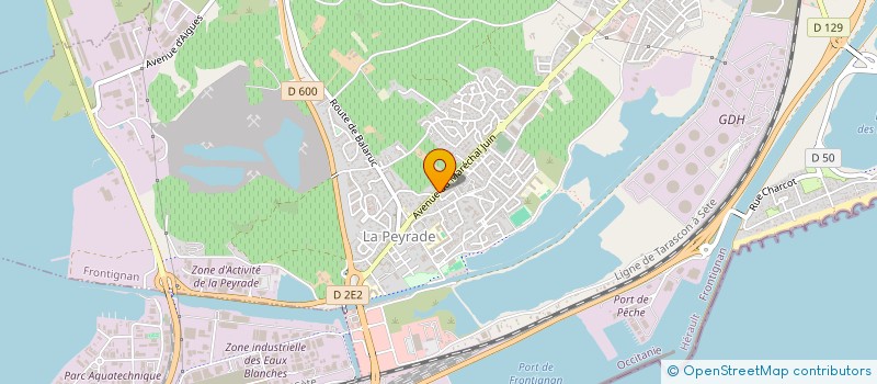 localisation de l'entreprise MONSIEUR JULIEN PAGNON à FRONTIGNAN