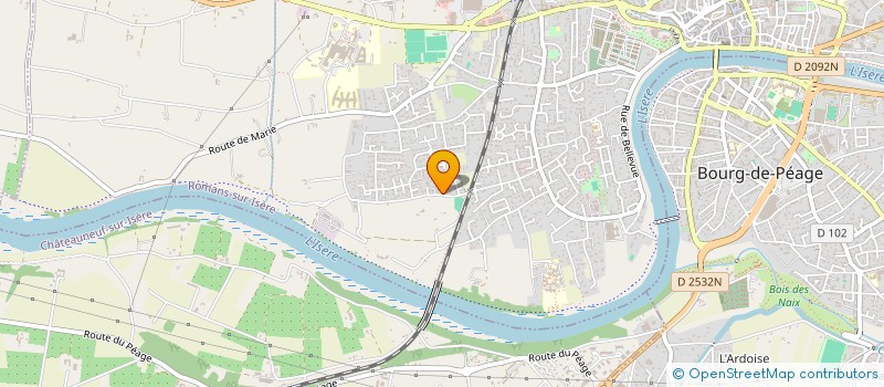 localisation de l'entreprise MONSIEUR JULIEN PAINSET  ROMANS-SUR-ISERE