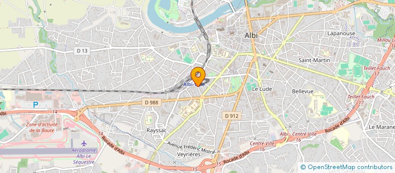 localisation de l'entreprise MONSIEUR JULIEN PALAS à ALBI