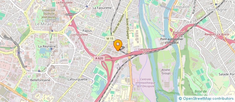 localisation de l'entreprise MONSIEUR JULIEN PALASSE à TOULOUSE