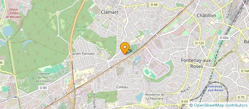 localisation de l'entreprise MONSIEUR JULIEN PALLU à CLAMART