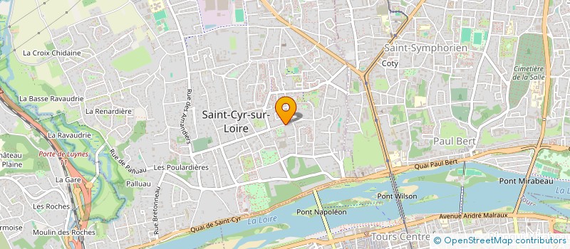 localisation de l'entreprise MONSIEUR JULIEN PALOMBA  SAINT-CYR-SUR-LOIRE