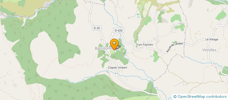 localisation de l'entreprise MONSIEUR JULIEN PANNUTI  BARCILLONNETTE