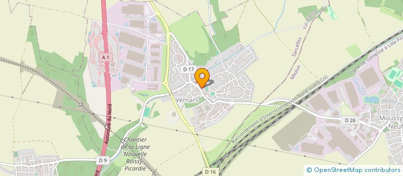 localisation de l'entreprise MONSIEUR JULIEN PANSIOT  VEMARS