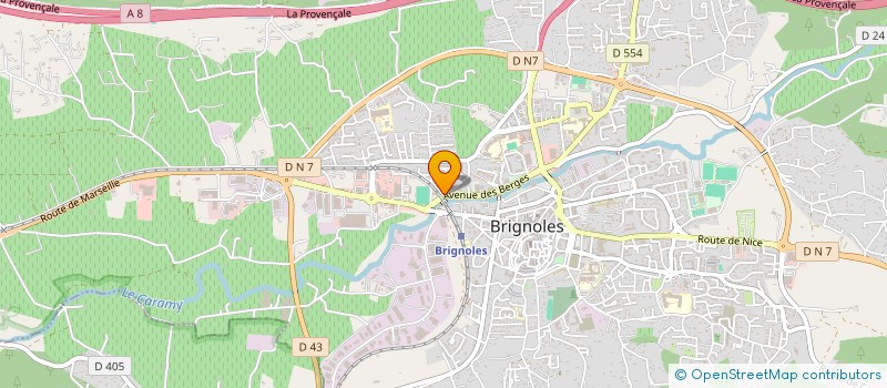 localisation de l'entreprise MONSIEUR JULIEN PANUEL à BRIGNOLES