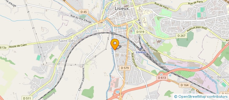 localisation de l'entreprise MONSIEUR JULIEN PAPIN à LISIEUX