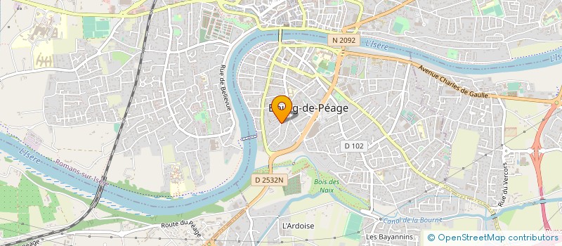 localisation de l'entreprise MONSIEUR JULIEN PAQUIEN à BOURG-DE-PEAGE