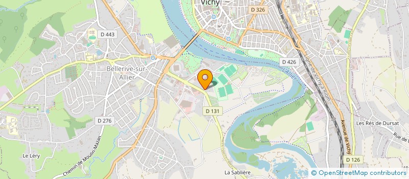 localisation de l'entreprise MONSIEUR JULIEN PARE  BELLERIVE-SUR-ALLIER