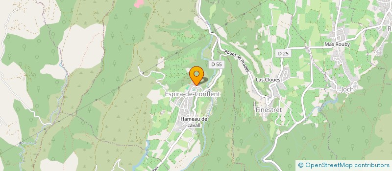 localisation de l'entreprise MONSIEUR JULIEN PARENT  ESPIRA-DE-CONFLENT